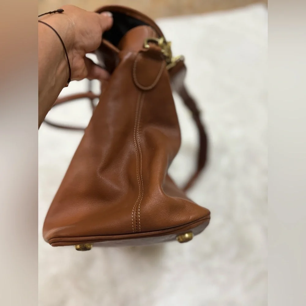 Coach Brown Leather Messenger Bag
